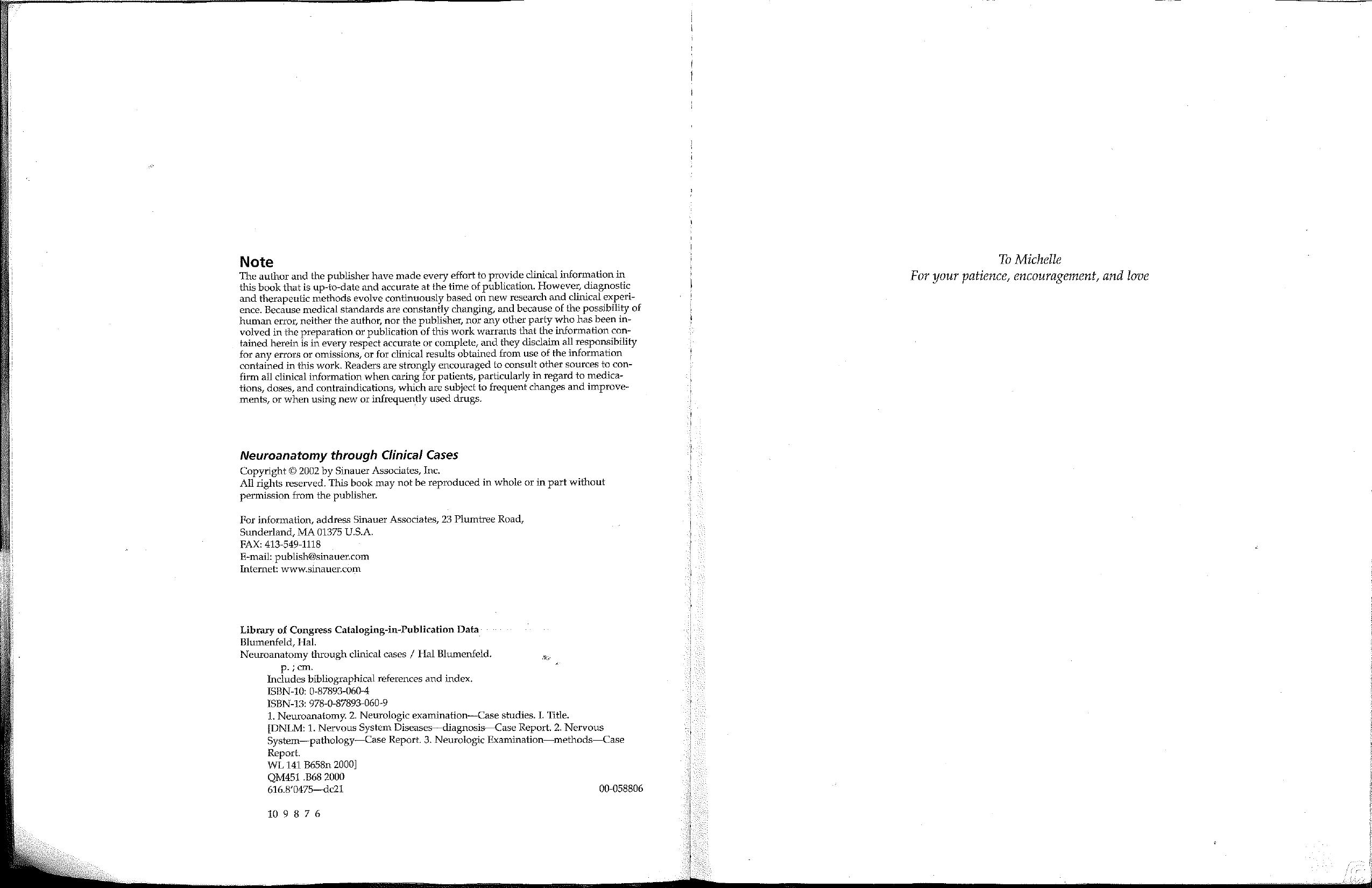 Neuroanatomy through clinical cases by Unknown