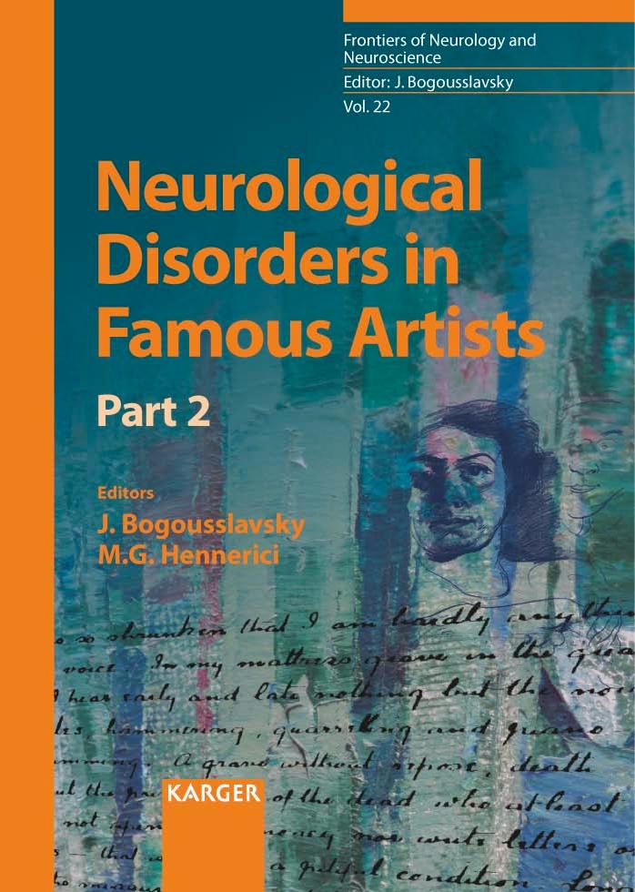 Neurological Disorders in Famous Artists by Julien Bogousslavsky & M. G. Hennerici