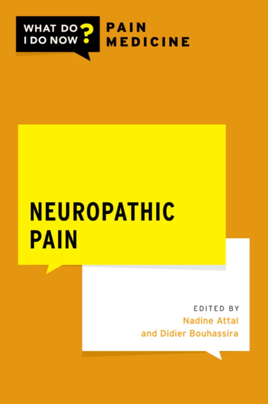 Neuropathic Pain (WHAT DO I DO NOW PAIN MEDICINE) by Nadine Attal Didier Bouhassira