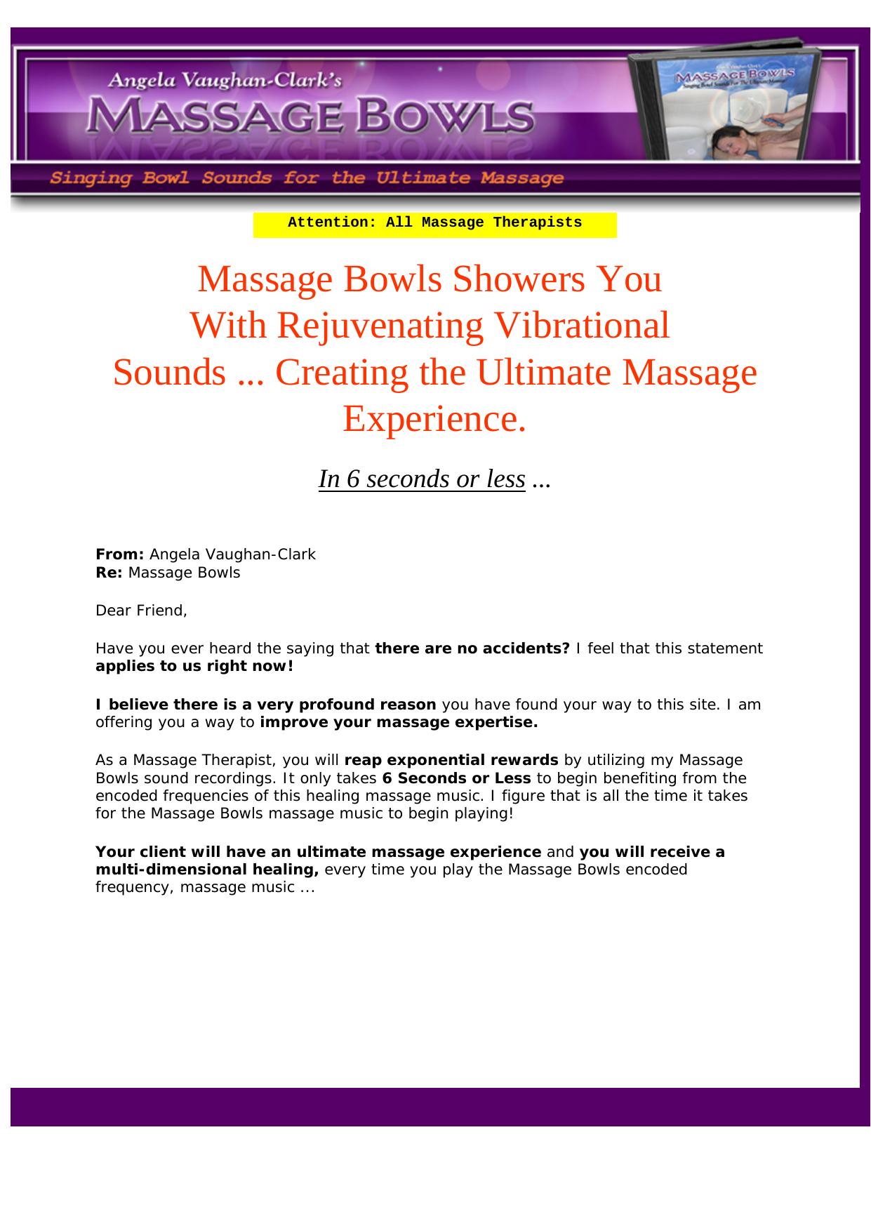 Never Before Seen Encoded Sound Frequencies For The Ultimate Massage! by Best of Kuszter's Collection