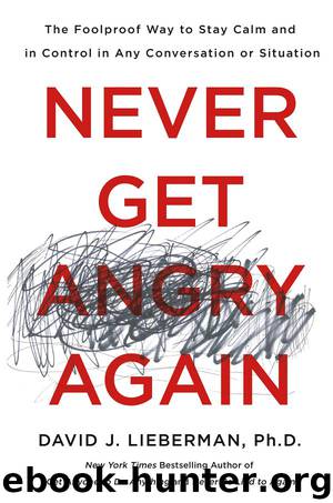 Never Get Angry Again by David J. Lieberman