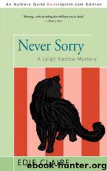 Never Sorry by Edie Claire