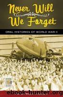 Never Will We Forget: Oral Histories of World War II by Culpepper Marilyn Mayer