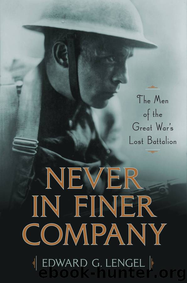 Never in Finer Company by Edward G. Lengel