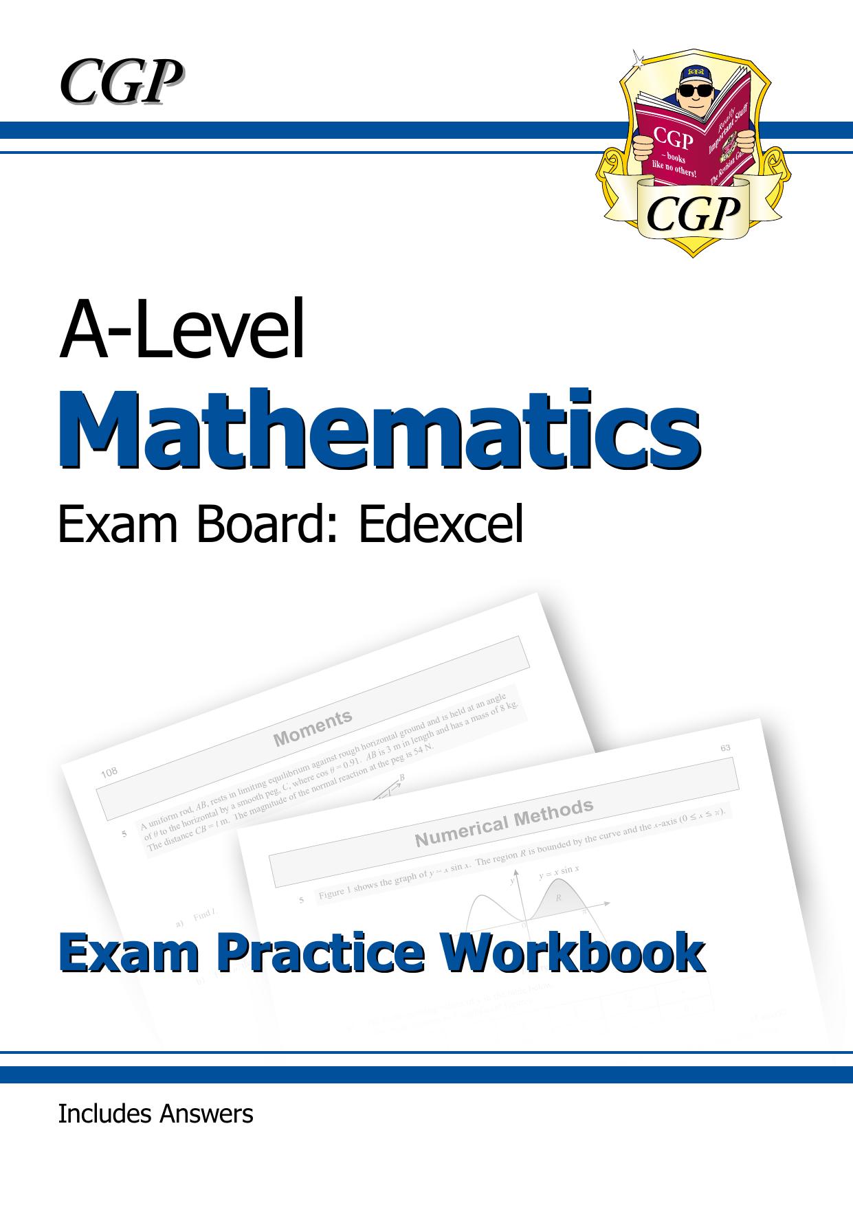 New A-Level Maths for Edexcel: Year 1 & 2 Exam Practice Workbook by CGP Books