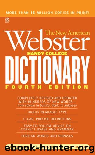 New American Roget''s College Thesaurus in Dictionary Form (Revised & Updated) by Philip D. Morehead