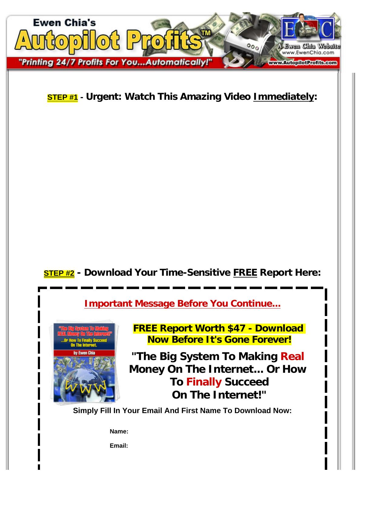 New Autopilot Profits - Step By Step Wealth Videos. by Best of Kuszter's Collection