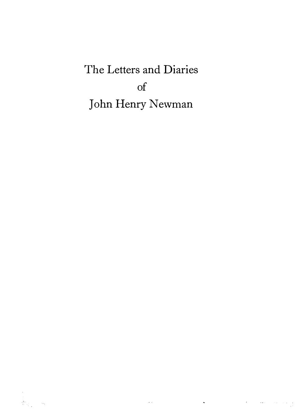 New Bearings January 1832 to June 1833 by John Henry Newman