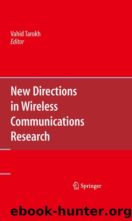 New Directions in Wireless Communications Research by Unknown