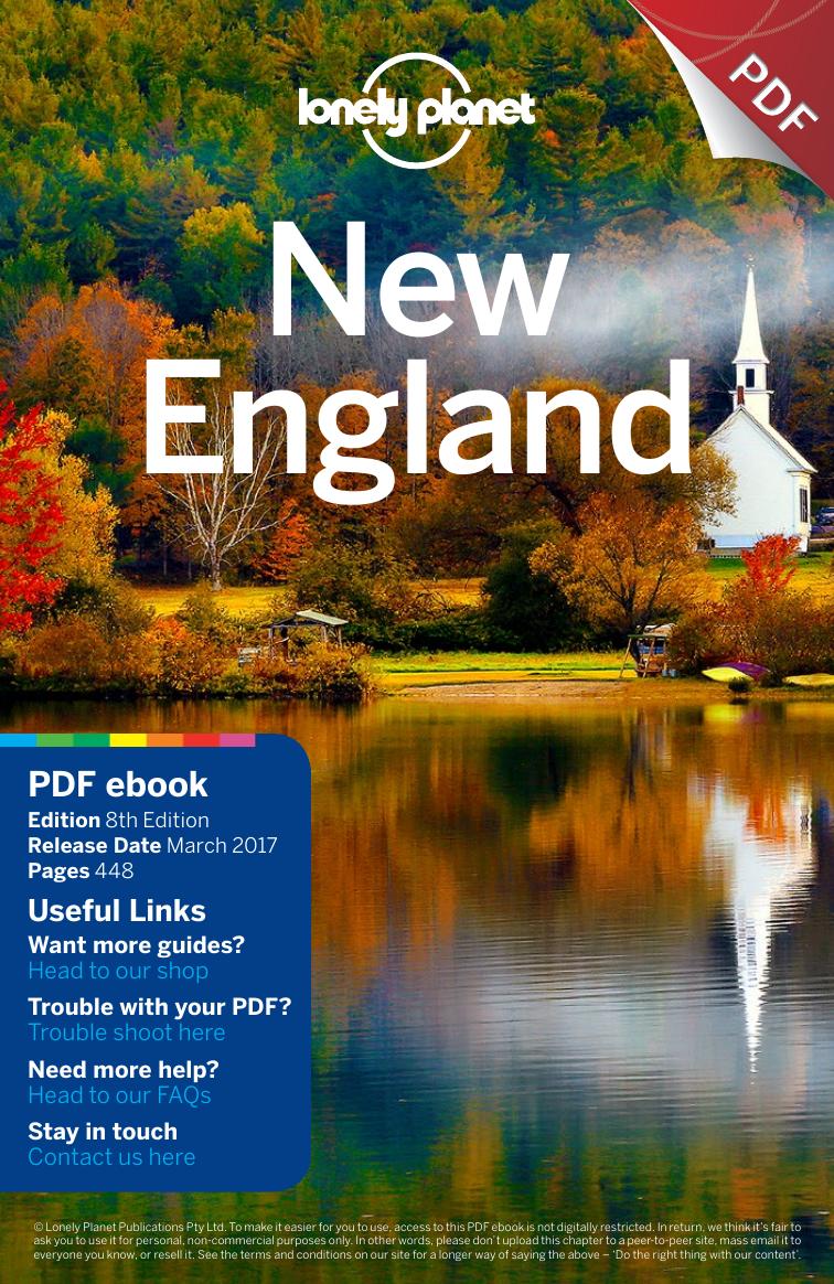 New England 8 - Full PDF eBook by Lonely Planet