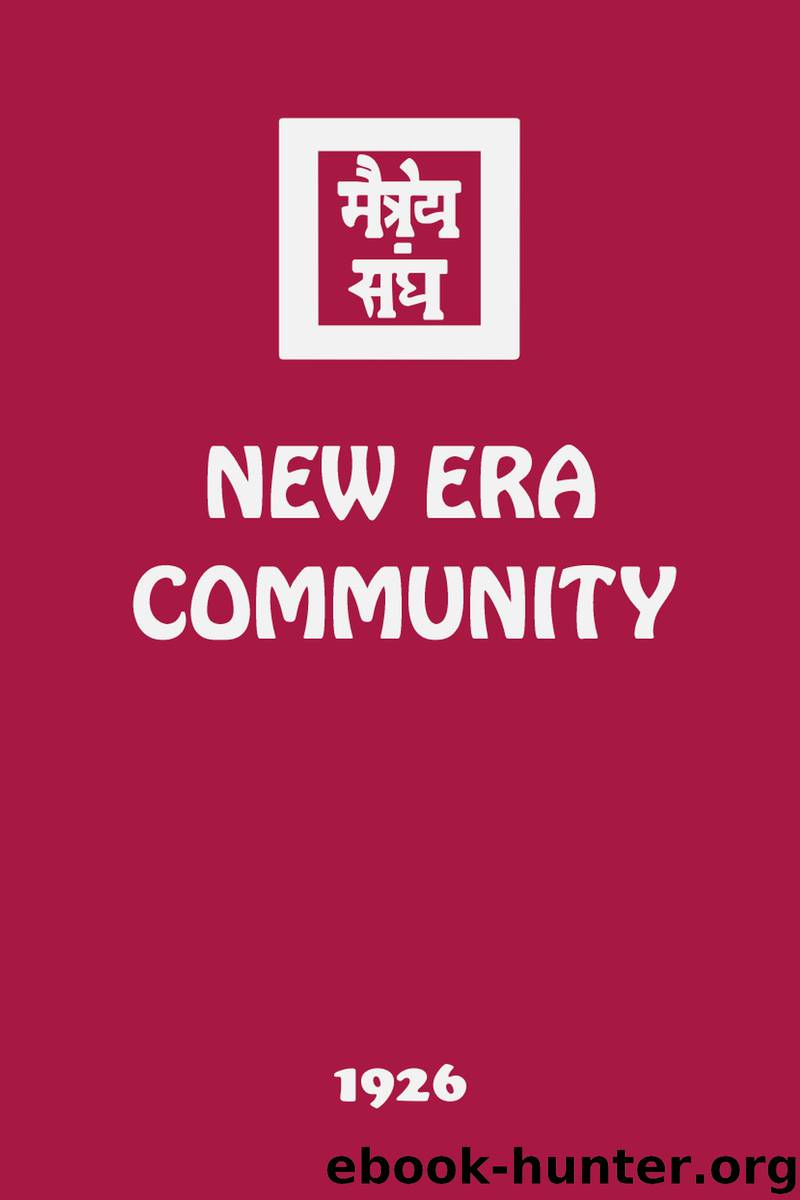 New Era Community by Agni Yoga