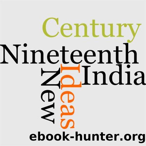 New Ideas in India During the Nineteenth Century by John Morrison