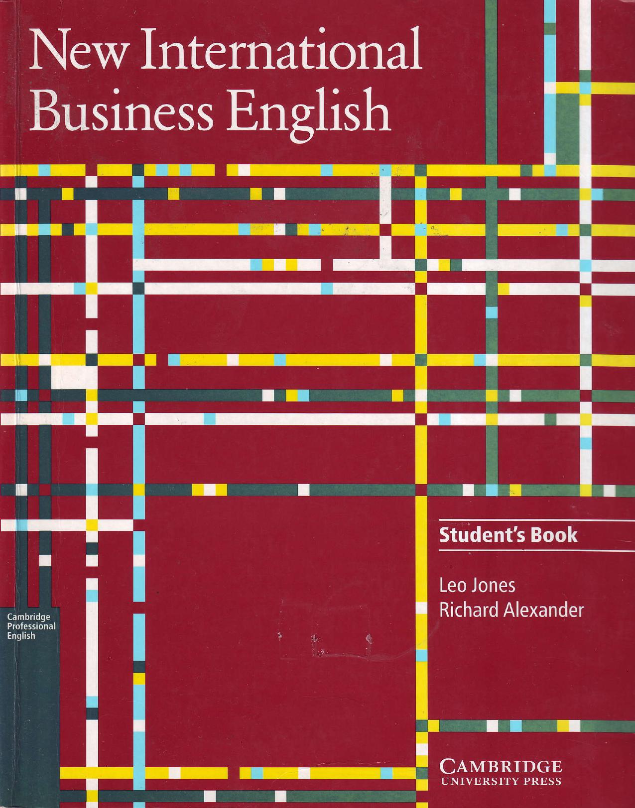 New International Business English. Student's Book by Jones Leo