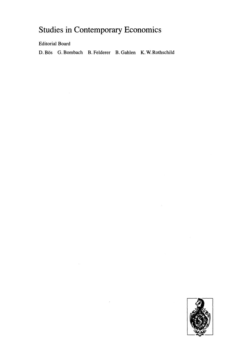 New Issues in the Theory of Investment: Modernization and Persistence Effects by Dr. Marcel Savioz (auth.)