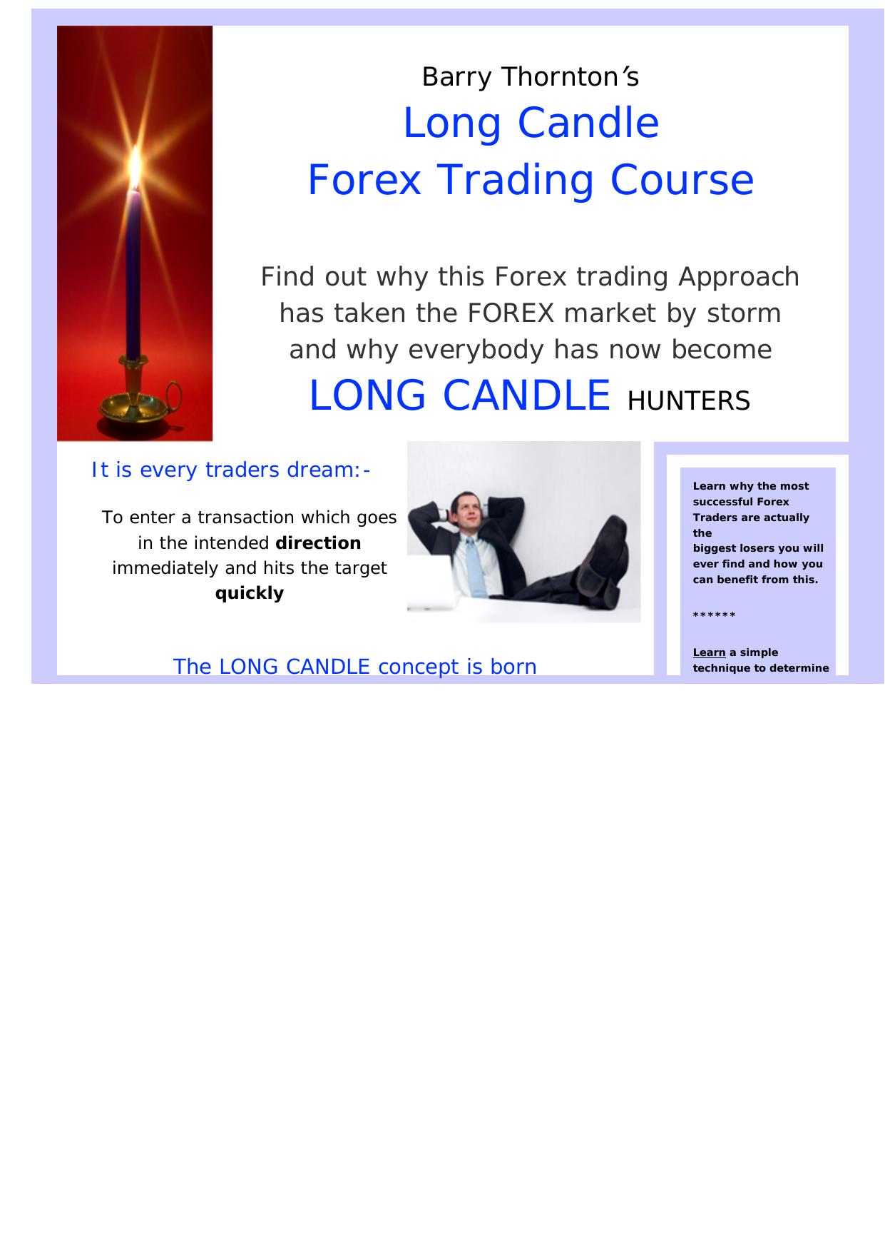 New Long Candle Forex Trading Concept And Alert Service. by Best of Kuszter's Collection