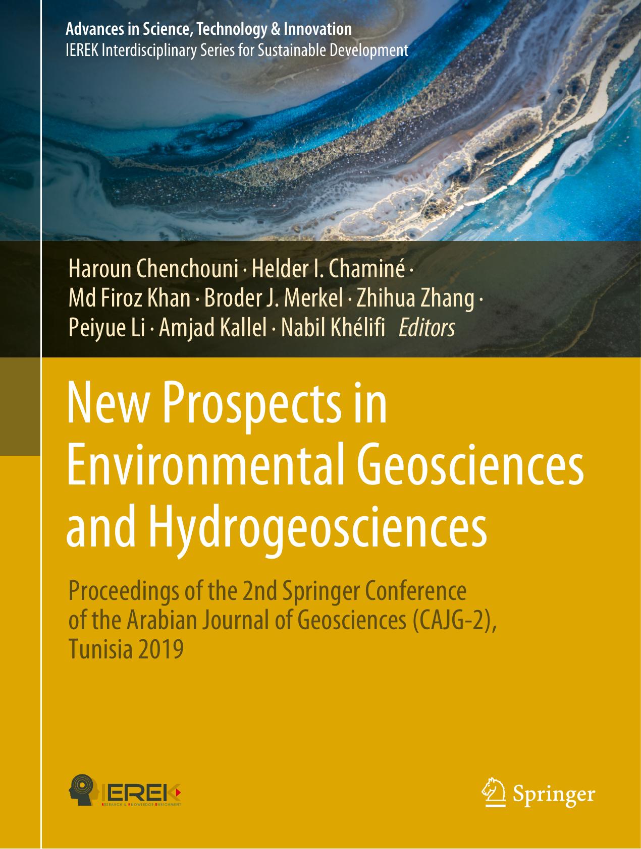 New Prospects in Environmental Geosciences and Hydrogeosciences: Proceedings of the 2nd Springer Conference of the Arabian Journal of Geosciences (CAJG-2), Tunisia 2019 by unknow