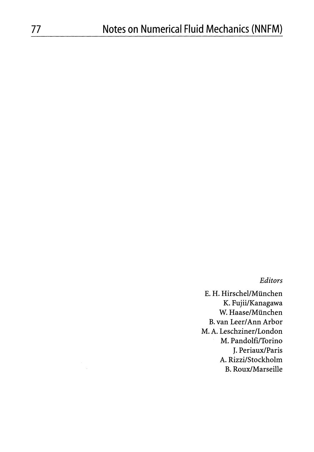 New Results in Numerical and Experimental Fluid Mechanics III: Contributions to the 12th STAB/DGLR Symposium Stuttgart, Germany 2000 by unknow