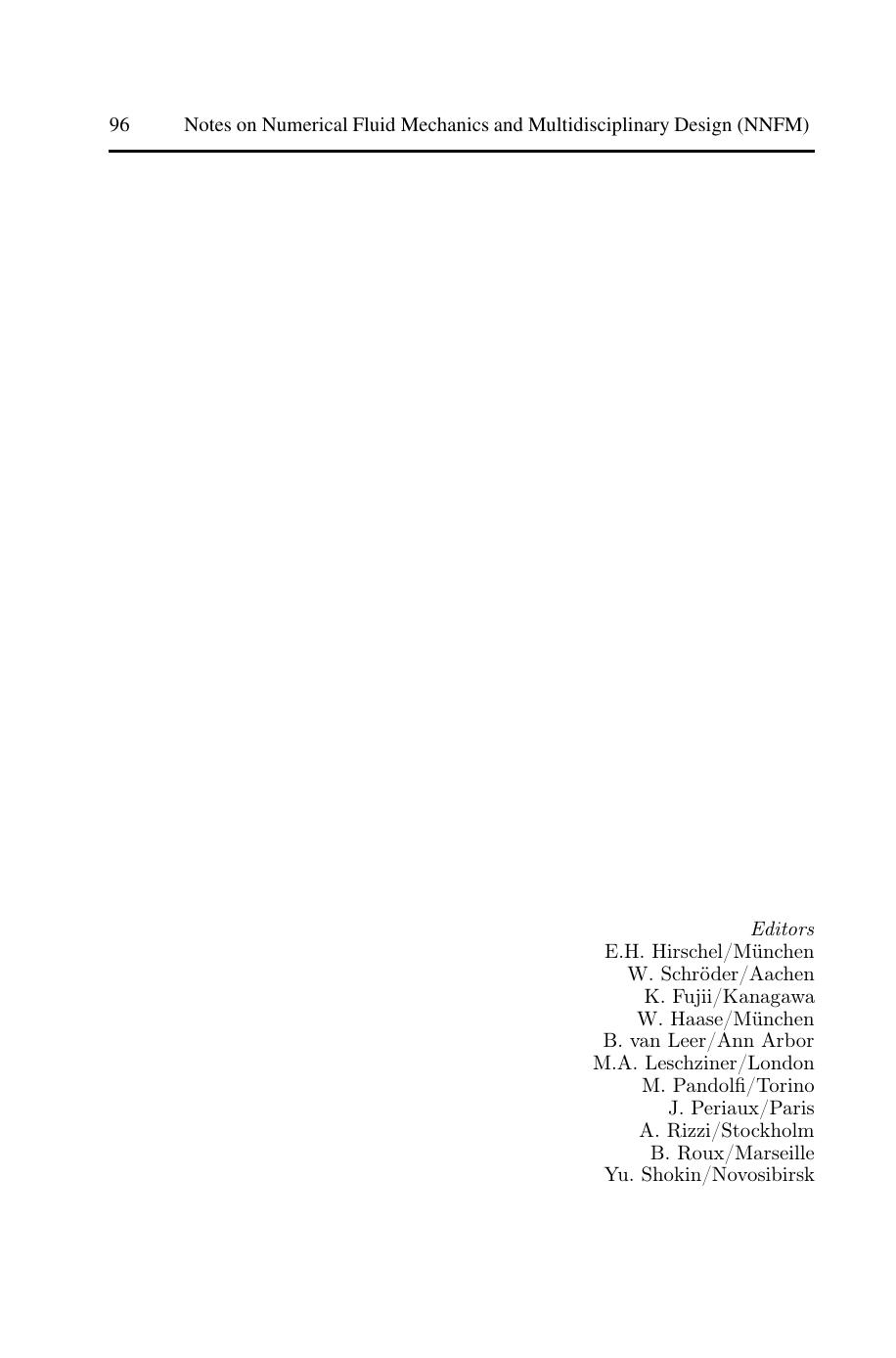 New Results in Numerical and Experimental Fluid Mechanics VI: Contributions to the 15th STAB DGLR Symposium Darmstadt, Germany 2006 (Notes on Numerical ... and Multidisciplinary Design) (v. 6) by Cameron Tropea Suad Jakirlic Hans-Joachim Heinemann Rolf Henke Heinz Honlinger