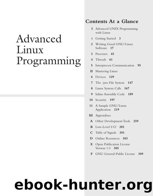 New Riders Publishing Advanced Linux Programming (2001) by Unknown