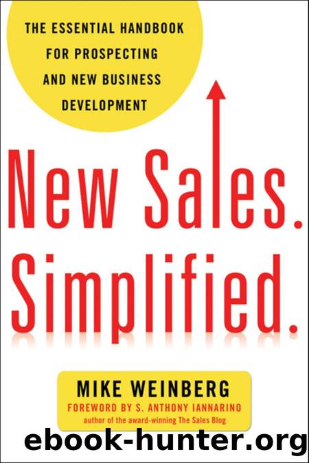 New Sales. Simplified by Mike Weinberg by Unknown
