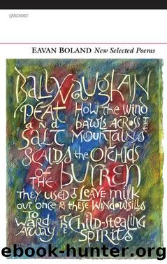 New Selected Poems by Eavan Boland