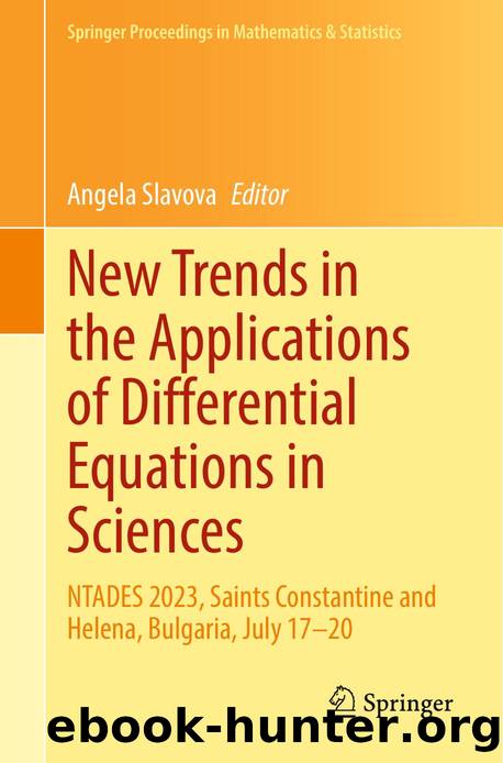 New Trends in the Applications of Differential Equations in Sciences by Angela Slavova