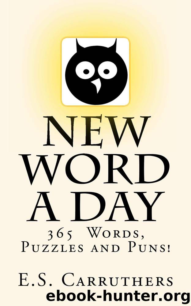 New Word A Day by Carruthers E