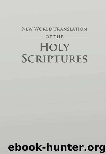 New World Translation (nwt-E) by WATCHTOWER