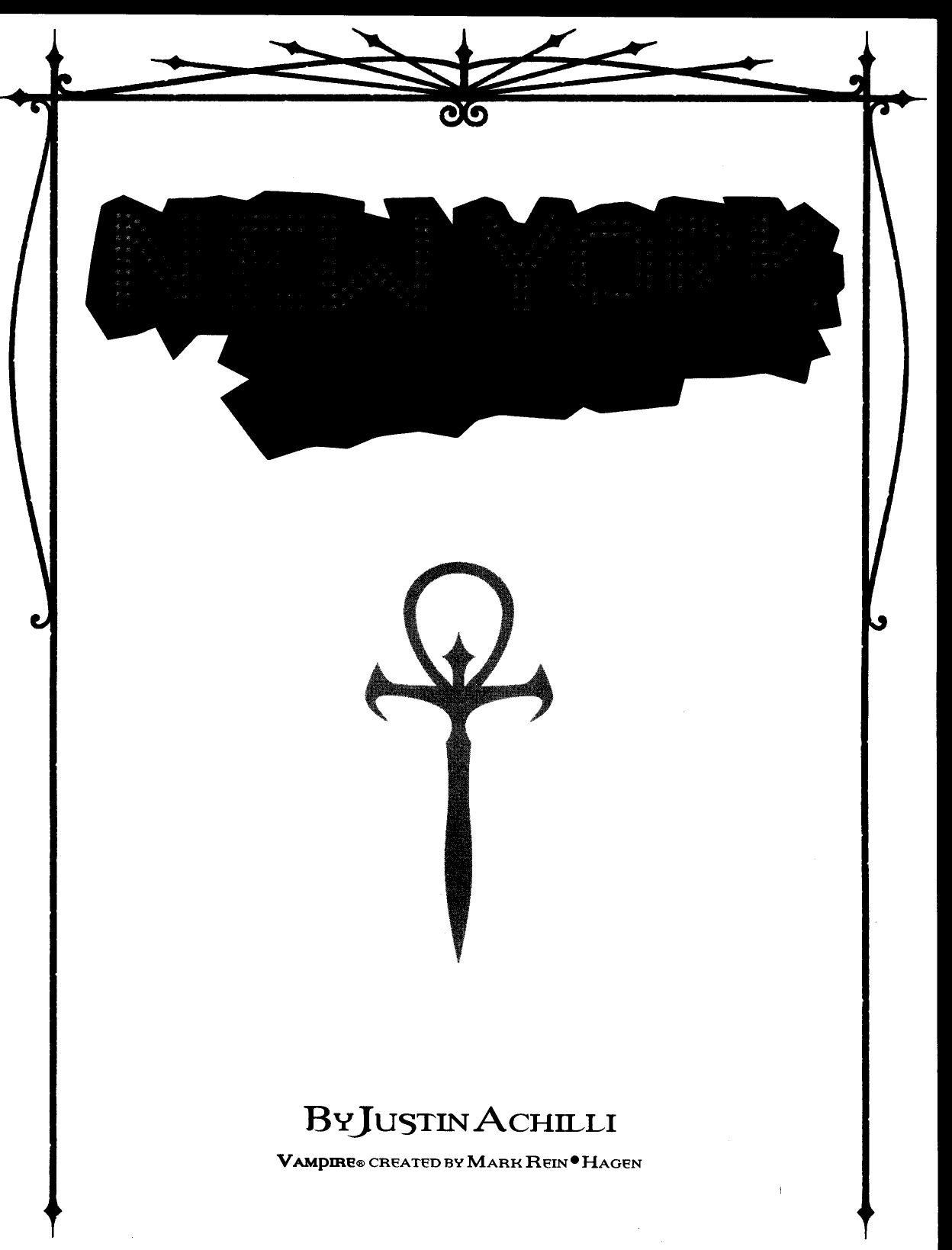 New York by Night (Vampire: the Masquerade) by Justin Achilli