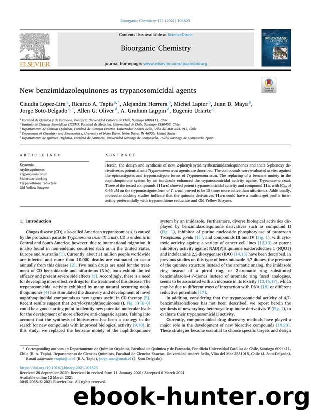 New benzimidazolequinones as trypanosomicidal agents by unknow