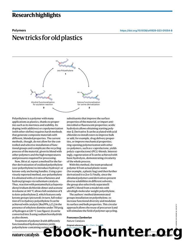 New tricks for old plastics by Francesco Zamberlan