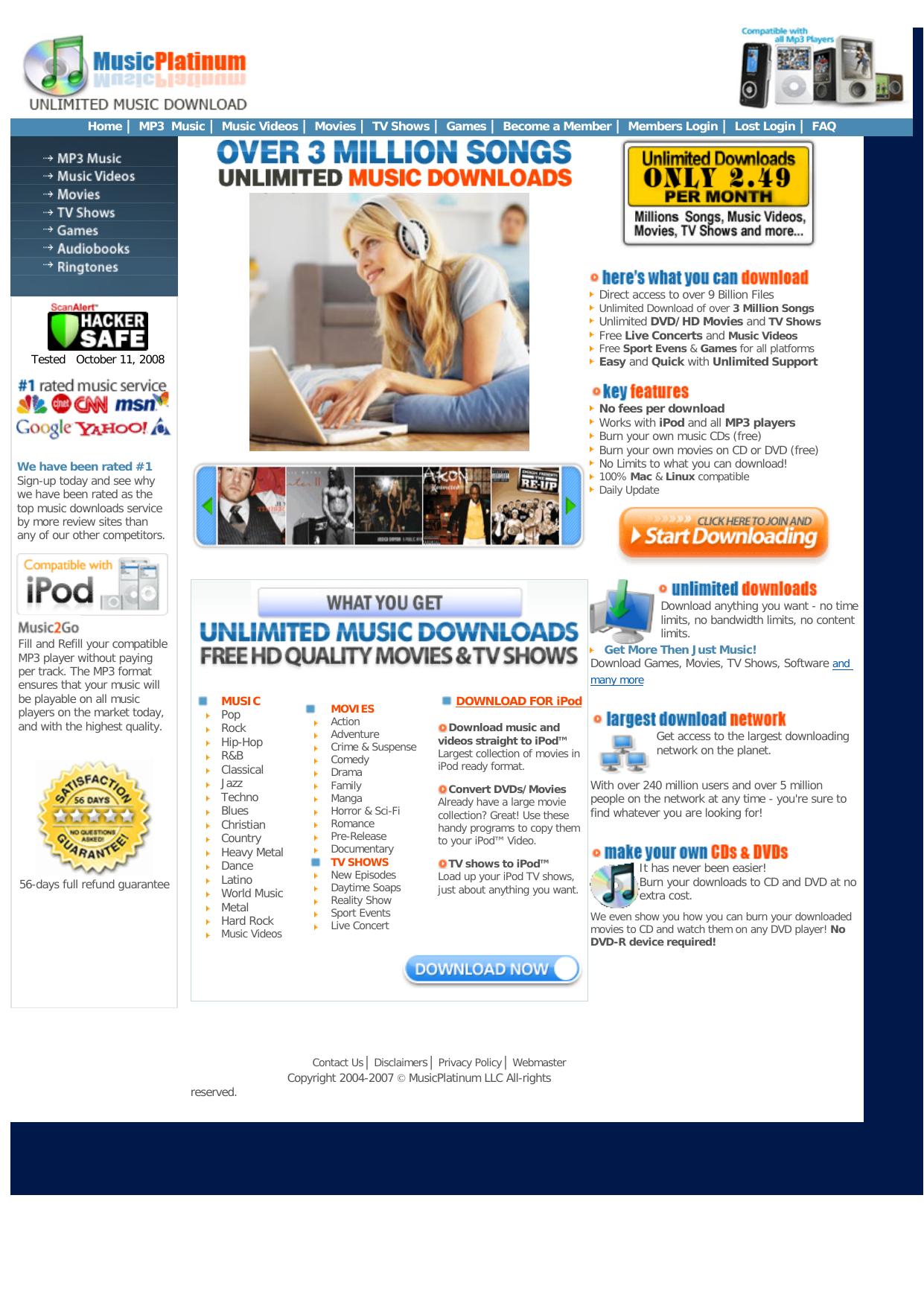 New!!! ---MusicPlatinum.com--- - Advertise A Site That Sells Itself. by Best of Kuszter's Collection