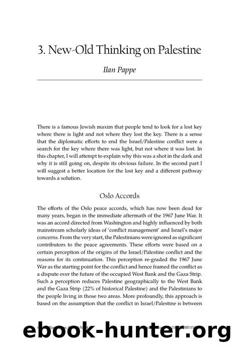 New-Old Thinking on Palestine by Ilan Pappe