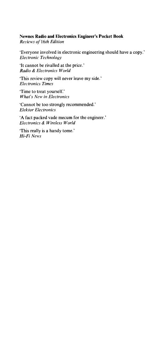 Newnes Radio and Electronics Engineer's Pocket Book by Keith Brindley (Auth.)