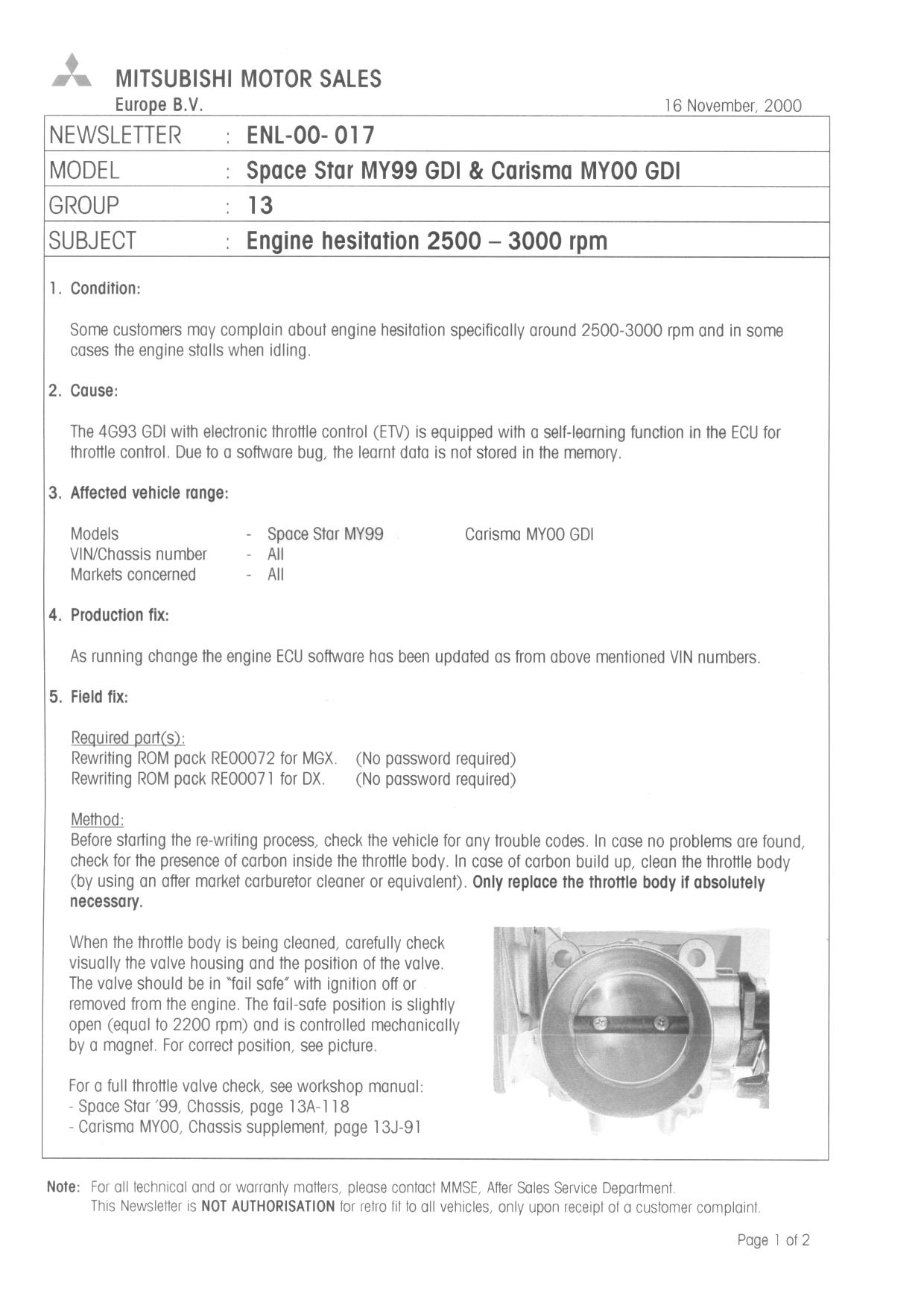 News Letter ENL-00-017 by N