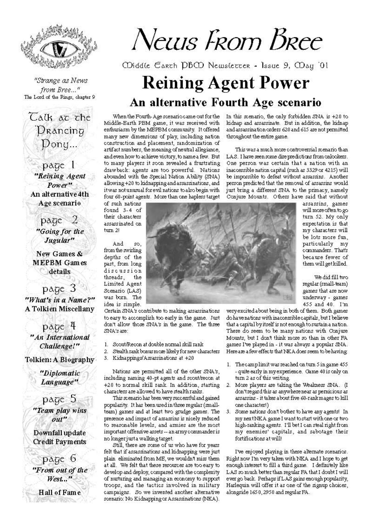 News from Bree Issue 9 by Unknown