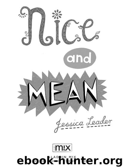 Nice and Mean by Jessica Leader