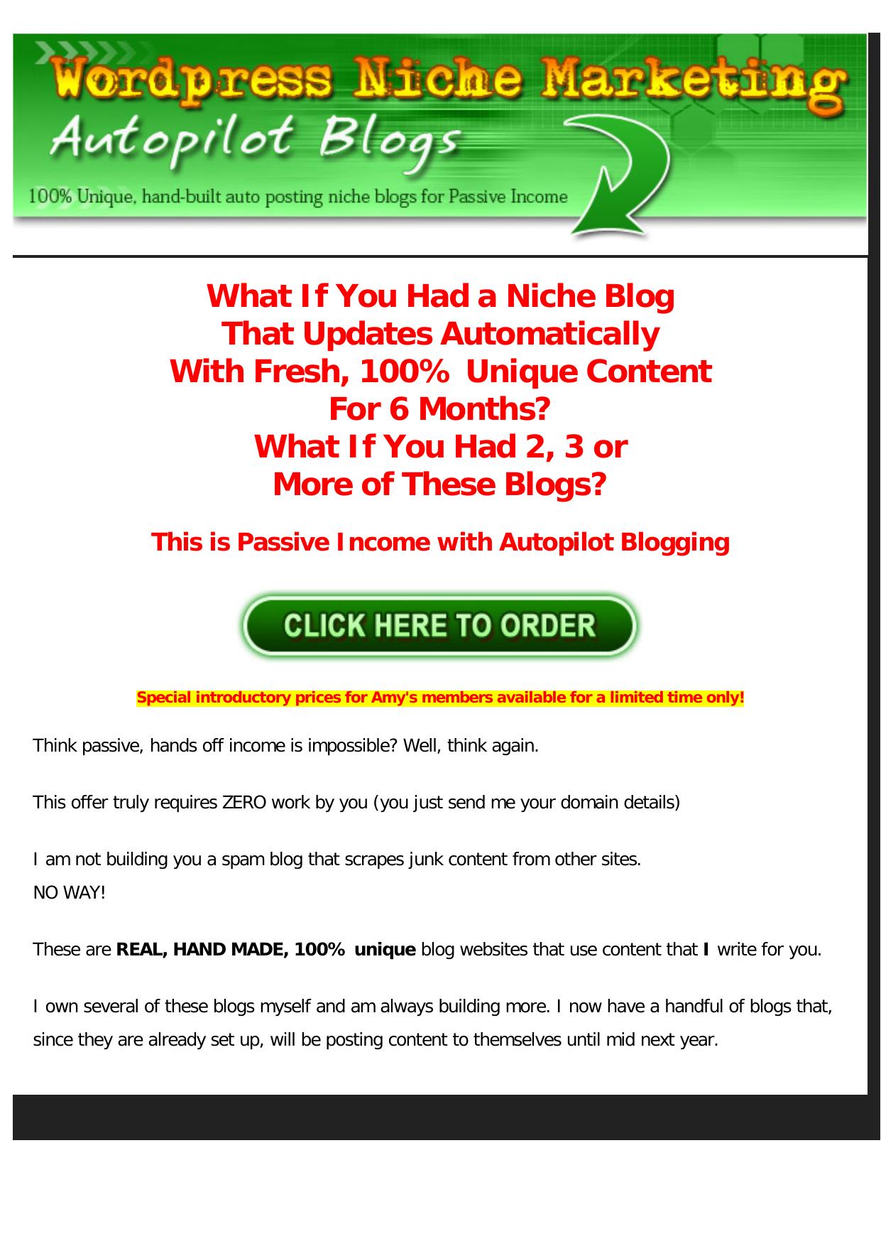 Niche Marketing With Wordpress Step By Step. by Best of Kuszter's Collection