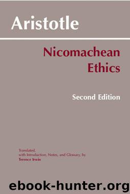 Nicomachean Ethics (Hackett Classics) by Aristotle