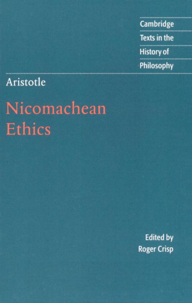 Nicomachean Ethics (ed. Crisp) by Aristotle