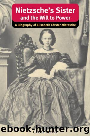 Nietzsche's Sister and the Will to Power by Carol Diethe