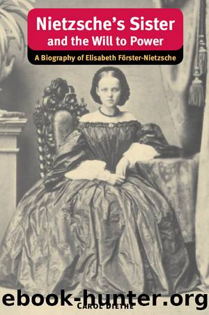 Nietzsche's Sister and the Will to Power by Carol Diethe