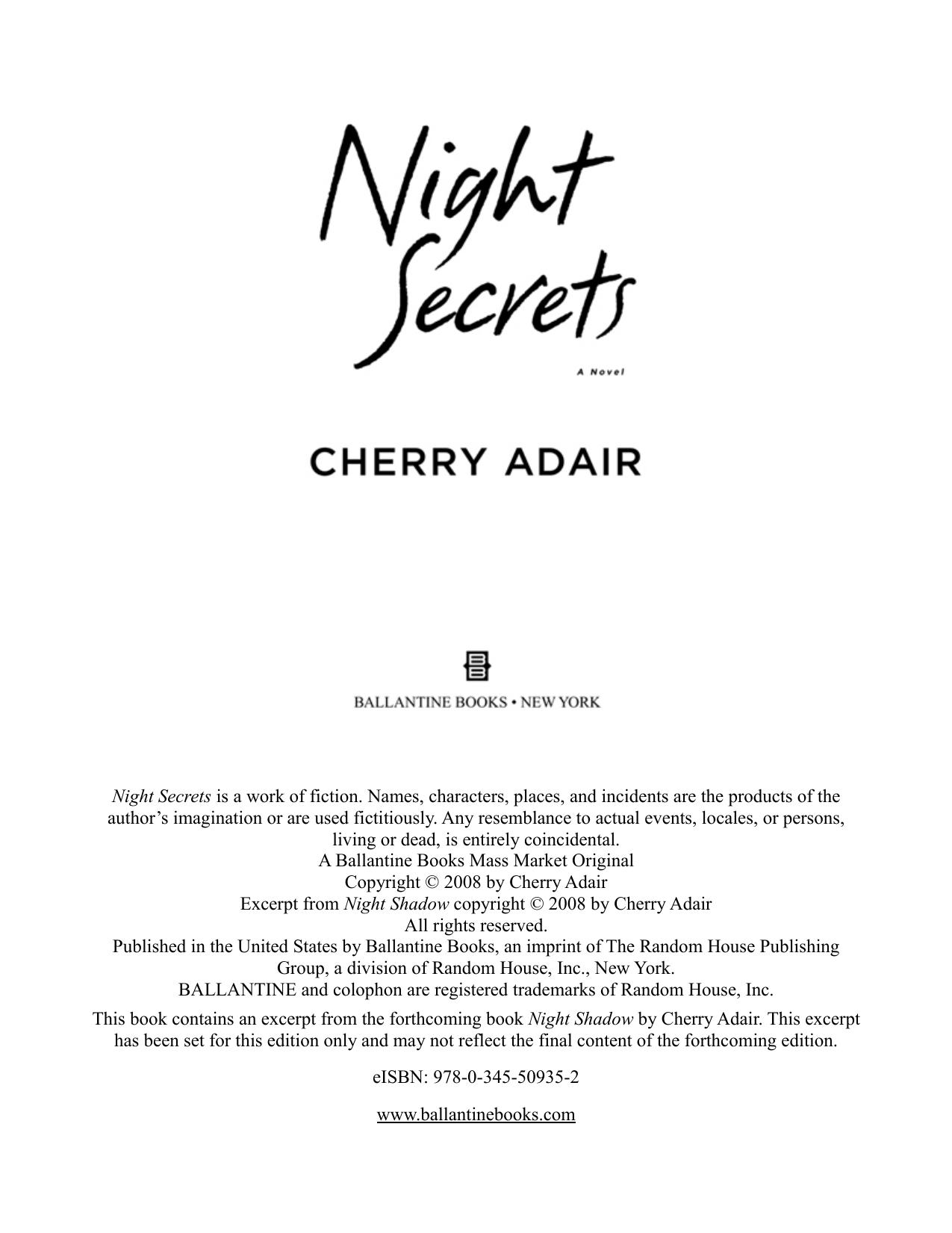 Night Secrets: A Novel by Cherry Adair
