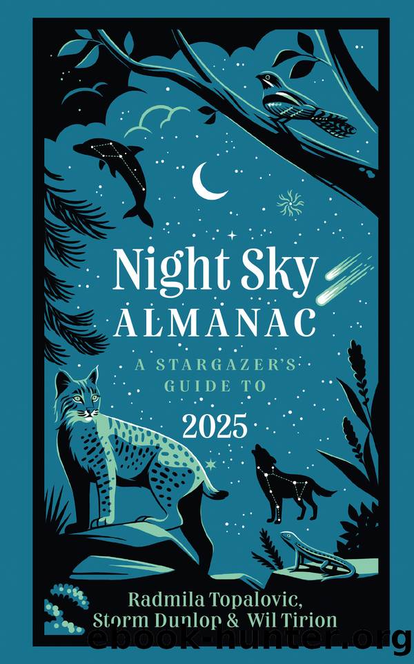 Night Sky Almanac 2025 by Radmila Topalovic & Storm Dunlop & Wil Tirion