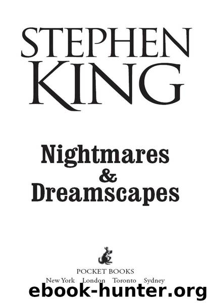 Nightmares & Dreamscapes by King Stephen