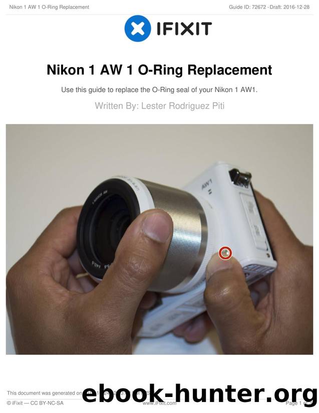 Nikon 1 AW 1 O-Ring Replacement by Unknown