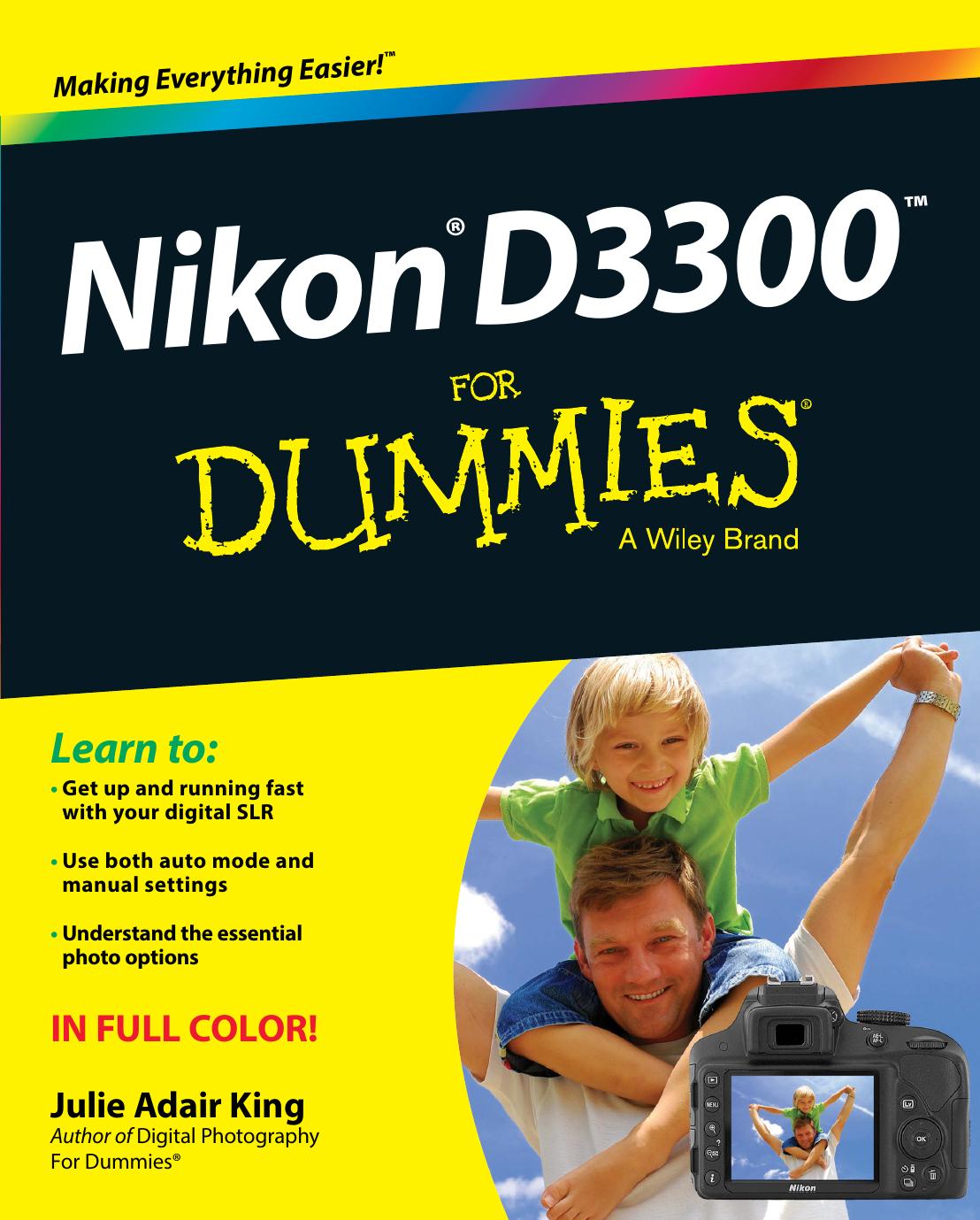 Nikon D3300 for dummies by King Julie Adair