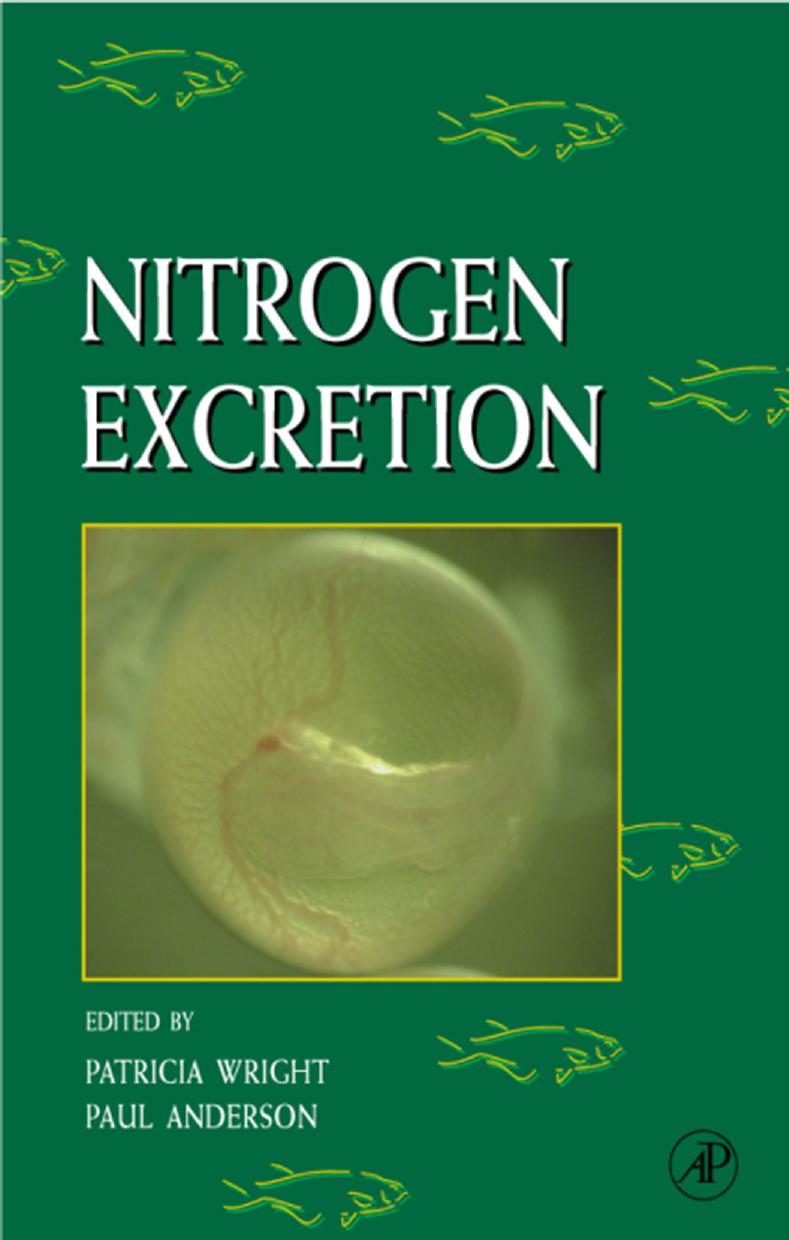 Nitrogen Excretion by Patricia Wright and Paul Anderson (Eds.)