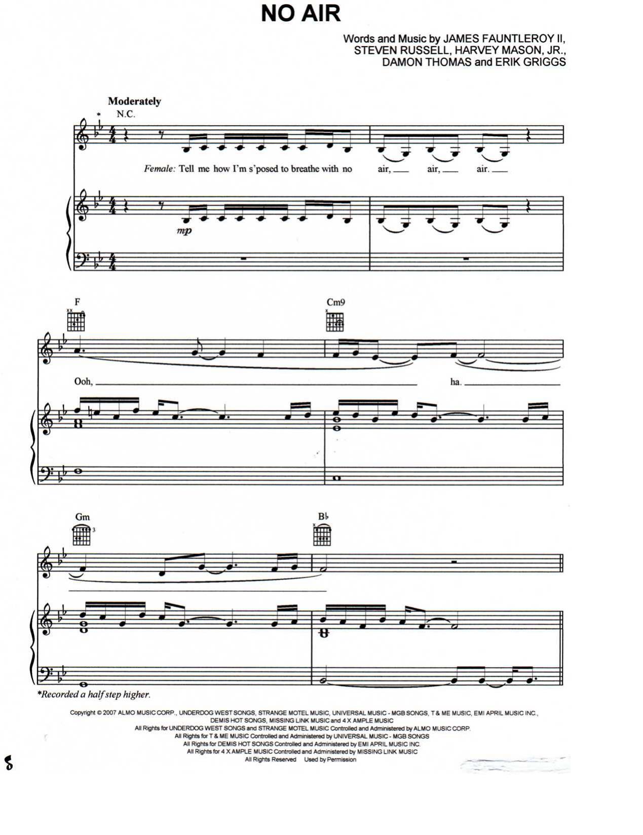 No Air by Jordin Sparks & Chris Brown