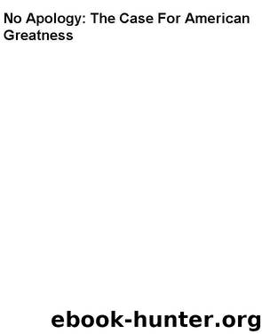 No Apology: The Case for American Greatness by Mitt Romney